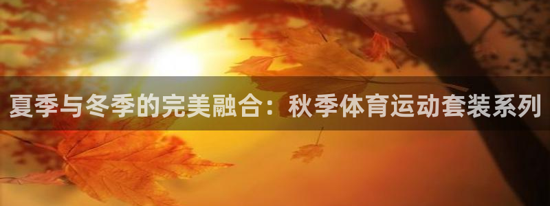 风速体育直播app：夏季与冬季的完美融合：秋季体育运动套装系列