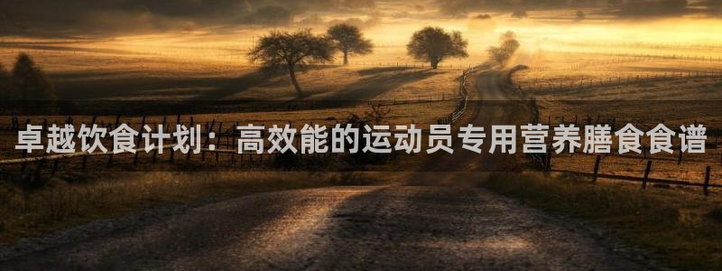 风速体育app下载安装最新版本：卓越饮食计划：高效能的运动员专用营养膳食食谱